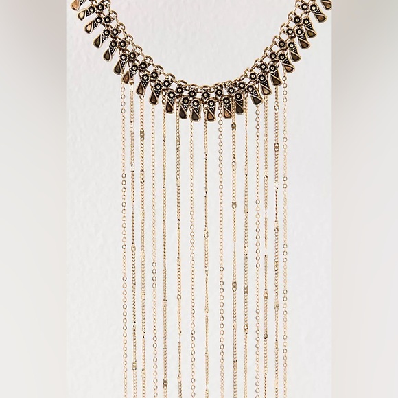 Free People The bounce body necklace gold. - Picture 2 of 5